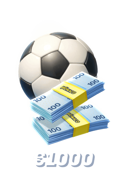 Place a €1,000 bet on Sports